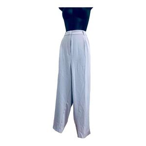 Blue steel gray high waisted hi-rise tapered leg trouser pants size XL new